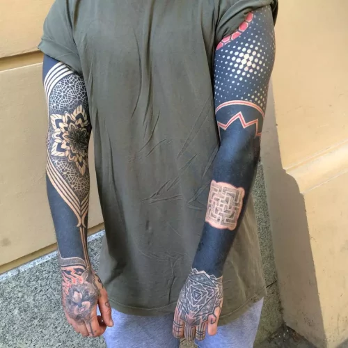 Tatuaż blackwork - styl tatuażu