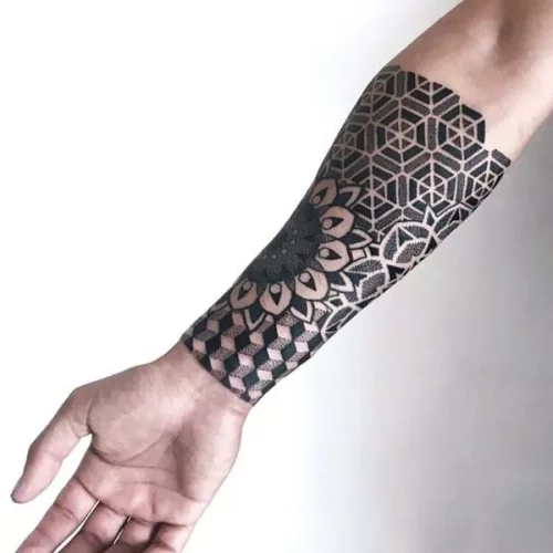 Tatuaż geometryczny - przykład 3 - Geometric Tattoo
