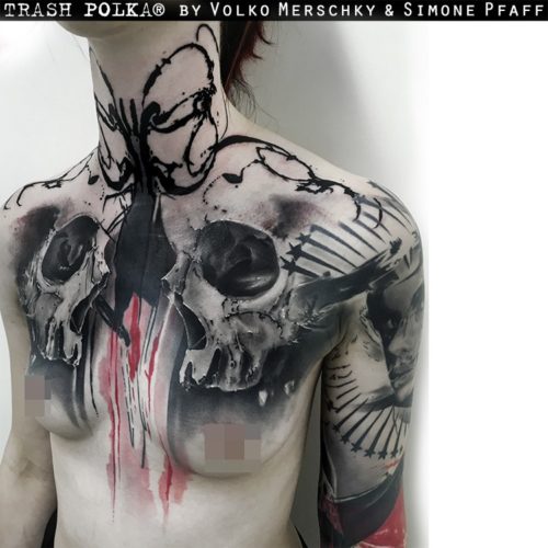 Tatuaż Trash Polka przykład 1