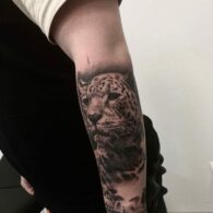 tatuaż rękaw realistyczny